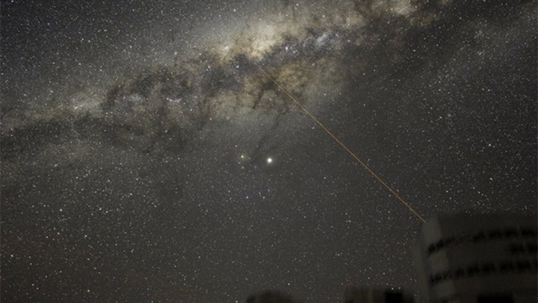 The galactic center as seen from the ESO La Silla Paranal Observatory in Northern Chile.