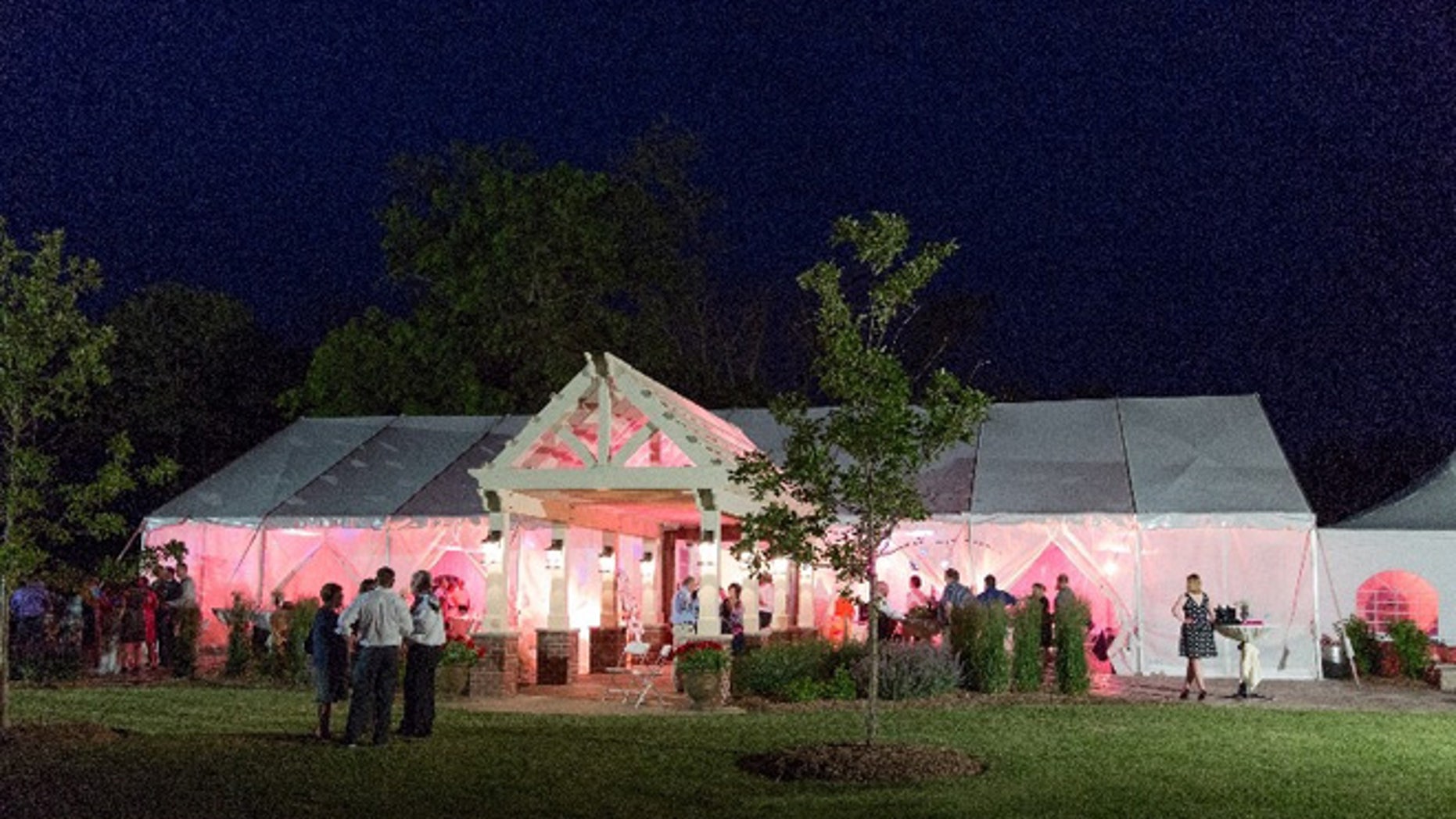 The Timber Creek Bed & Breakfast in Paxton, Ill., regularly hosts weddings like the one above, but its owners refused to host a gay union in 2011.