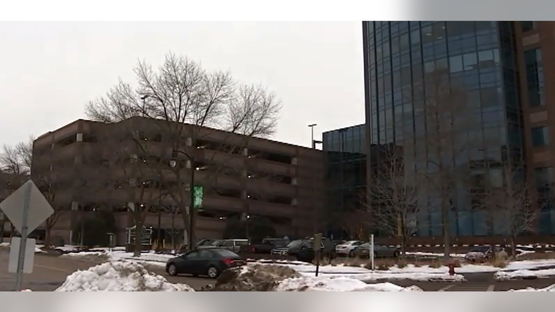 The site of the theft in St. Louis Park.