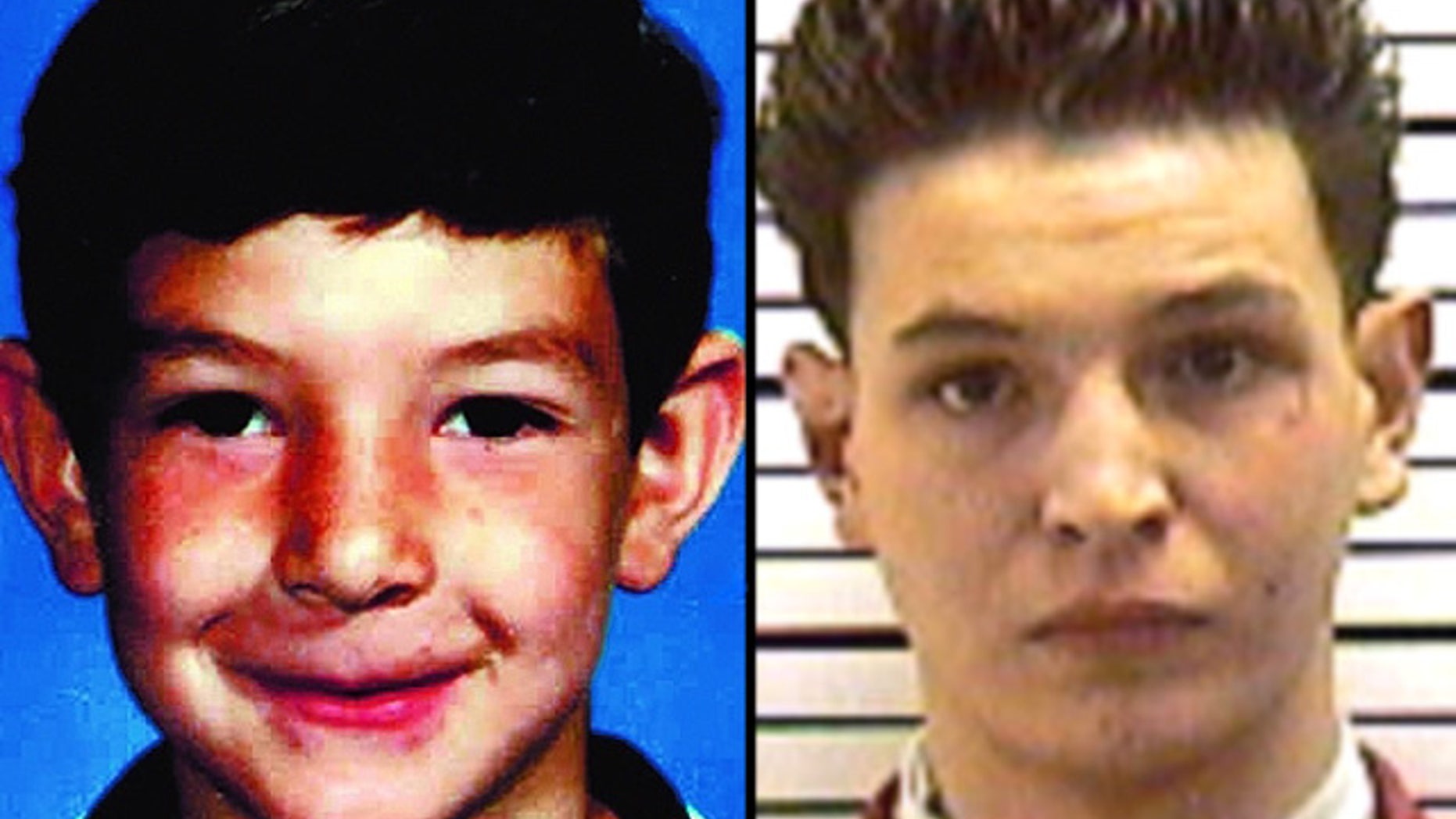 These images, provided by Fox affiliate KRQE-TV, show 7-year-old Robbie Romero, right, and the man claiming to be the missing boy, left.