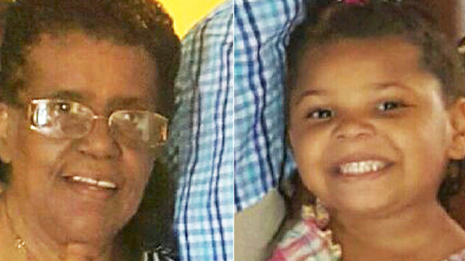 This combination of photos released by the Hamilton Police Department in New Jersey shows Barbara Briley, left, and her 5-year-old great-granddaughter La'Myra Briley.
