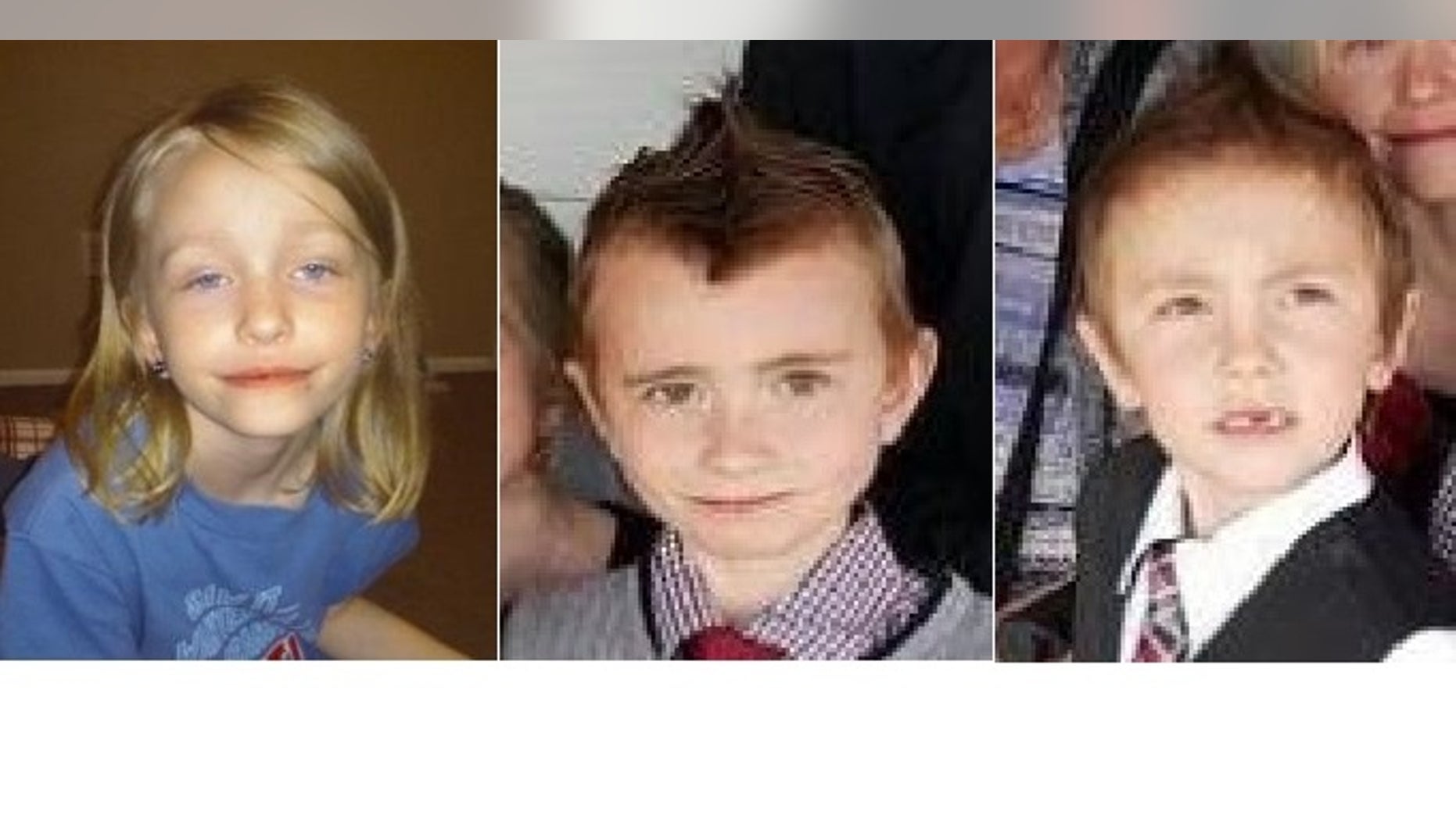 From left to right: Kaylee Dunn, Lewis Dunn, Kadyn Simon.
