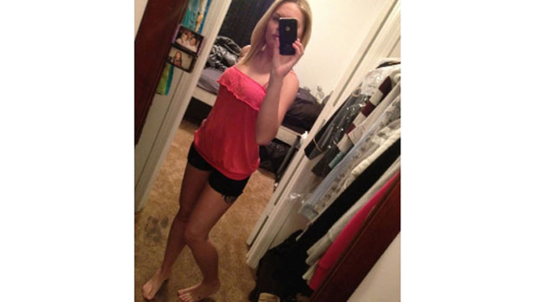 The most recent photo of Pfc. Kelli Bordeaux, taken the night of her disappearance.