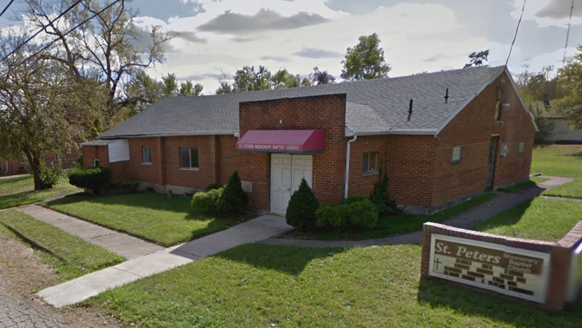 A shooting occurred inside St. Peter's Missionary Baptist Church in Ohio on Sunday.