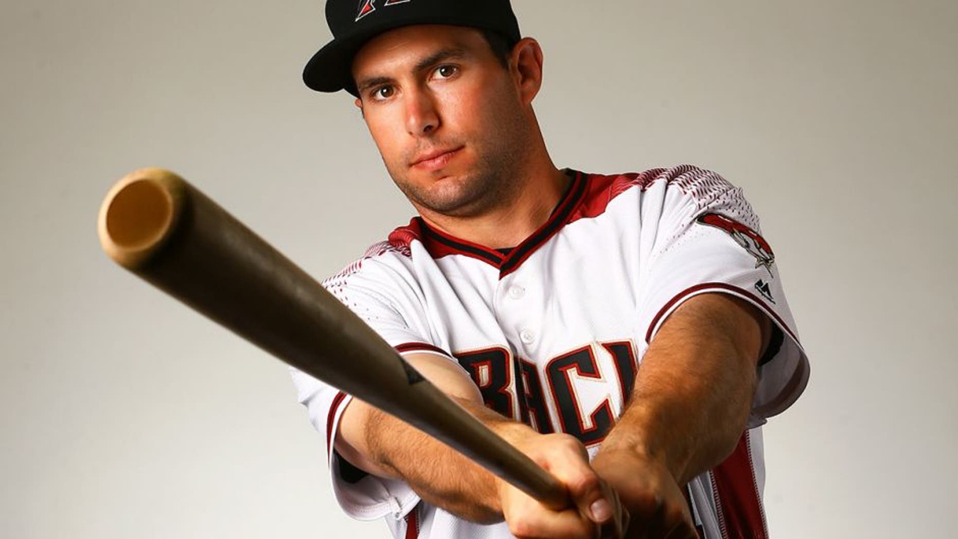 Feb 28, 2016; Scottsdale, AZ, USA; Arizona Diamondbacks first baseman Paul Goldschmidt poses for a portrait during photo day at Salt River Fields at Talking Stick. Mandatory Credit: Mark J. Rebilas-USA TODAY Sports