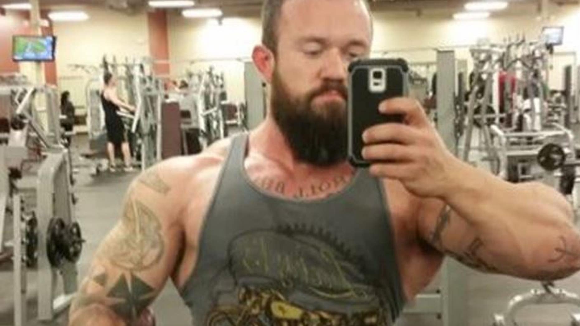 Police are searching for former Marine Raymond McLeod who is charged in the killing of Krystal Mitchell back in June 2016.