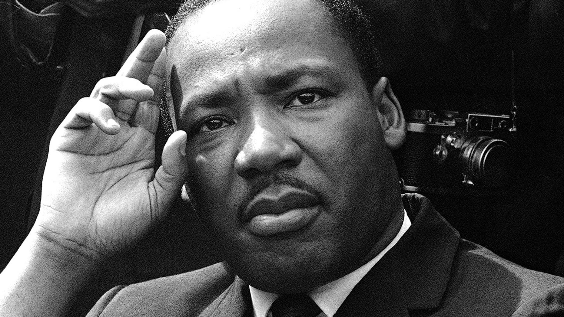 Sept. 16, 1963: Dr. Martin Luther King Jr. gives a news conference in Birmingham, Ala., announcing he and other African-American leaders have called for federal Army occupation of Birmingham in the wake of the previous day's church bombing and shootings which left six black people dead.