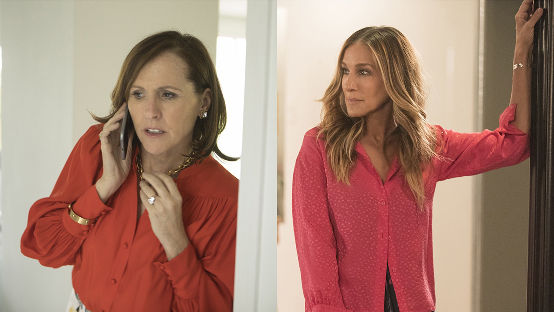 Molly Shannon stars alongside Sarah Jessica Parker, right, in "Divorce" on HBO.
