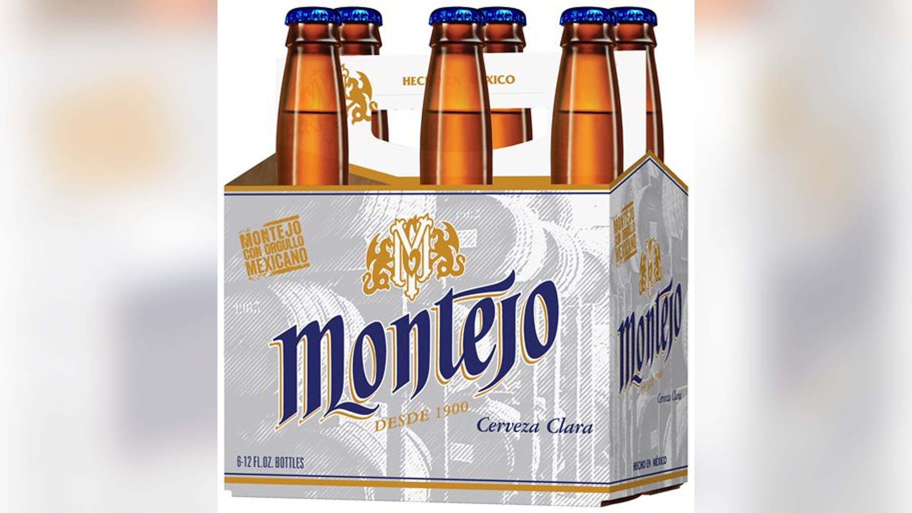 This undated product image provided by Anheuser-Busch shows Montejo. Anheuser-Busch is entering the popular Mexican lager market for the first time with the import of Montejo to Southwestern U.S. markets beginning next month. The subsidiary of Belgium-based Anheuser-Busch InBev, the worlds largest beer maker, said Wednesday, Aug. 6, 2014, it will sell the beer in bars, restaurants and grocery stores in California, Texas, Arizona and New Mexico. (AP Photo/Anheuser-Busch)