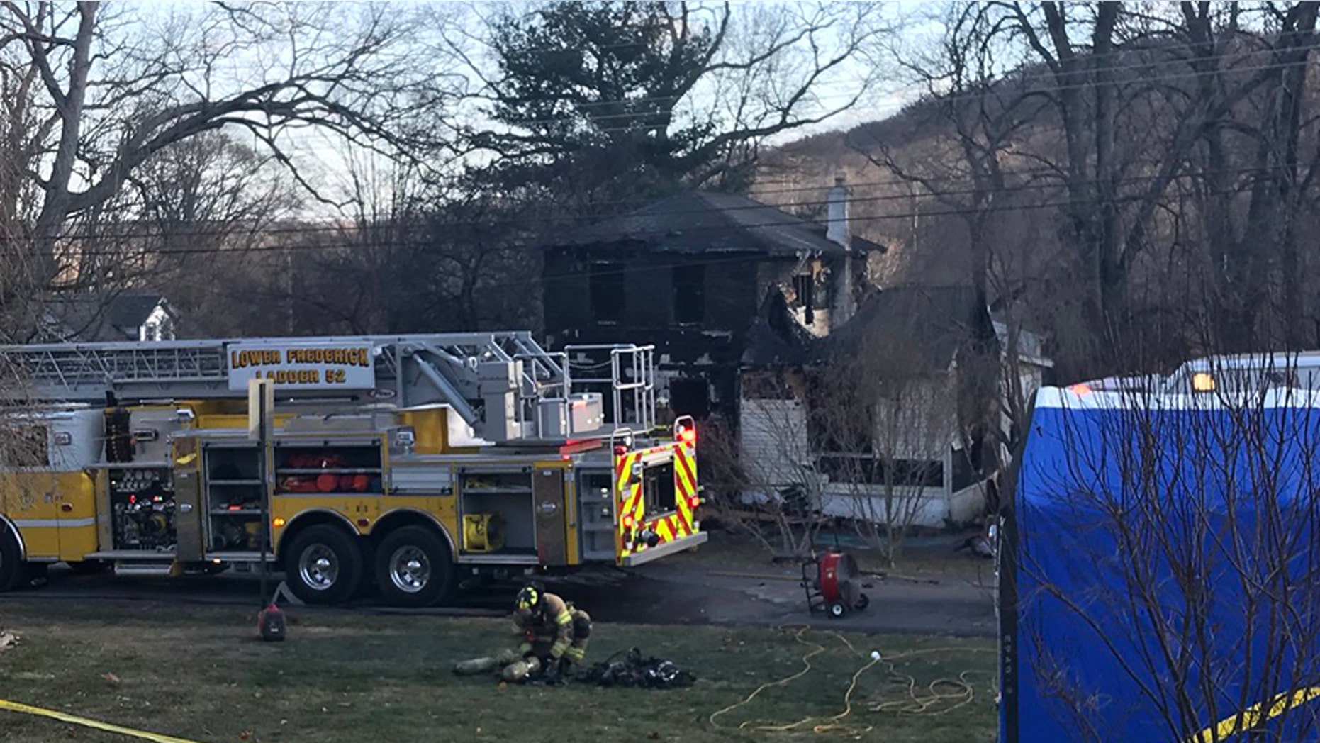 Two young sons of a deputy sheriff for Montgomery County, Pa., were killed by a Wednesday morning house fire, according to authorities.