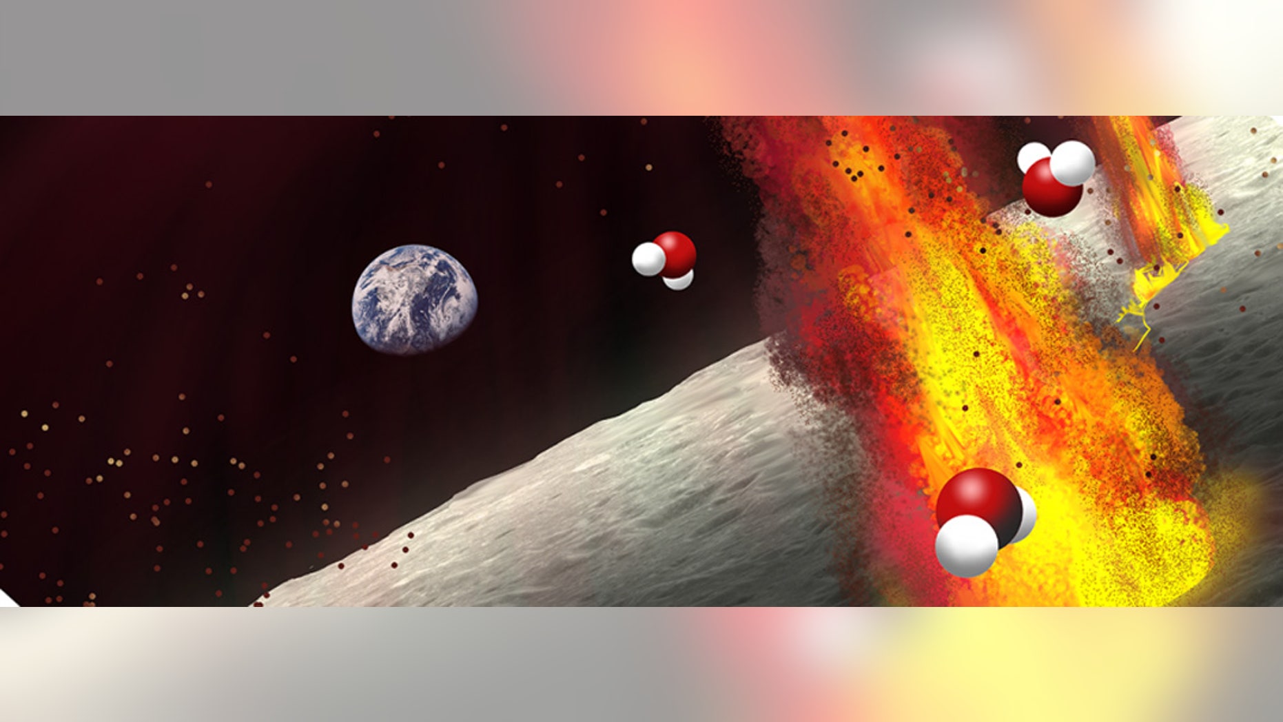 Ancient volcanic deposits on the moon suggest the lunar interior has a substantial amount of water.