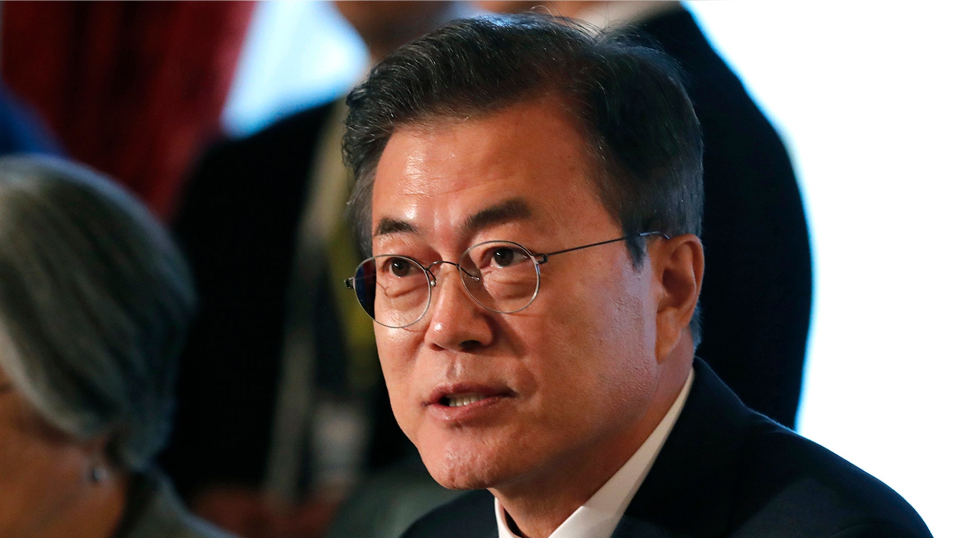 South Korea's President Moon Jae-in says he and Russia's Vladimir Putin "share the common goal of completely denuclearizing the Korean Peninsula and establishing a peace regime."
