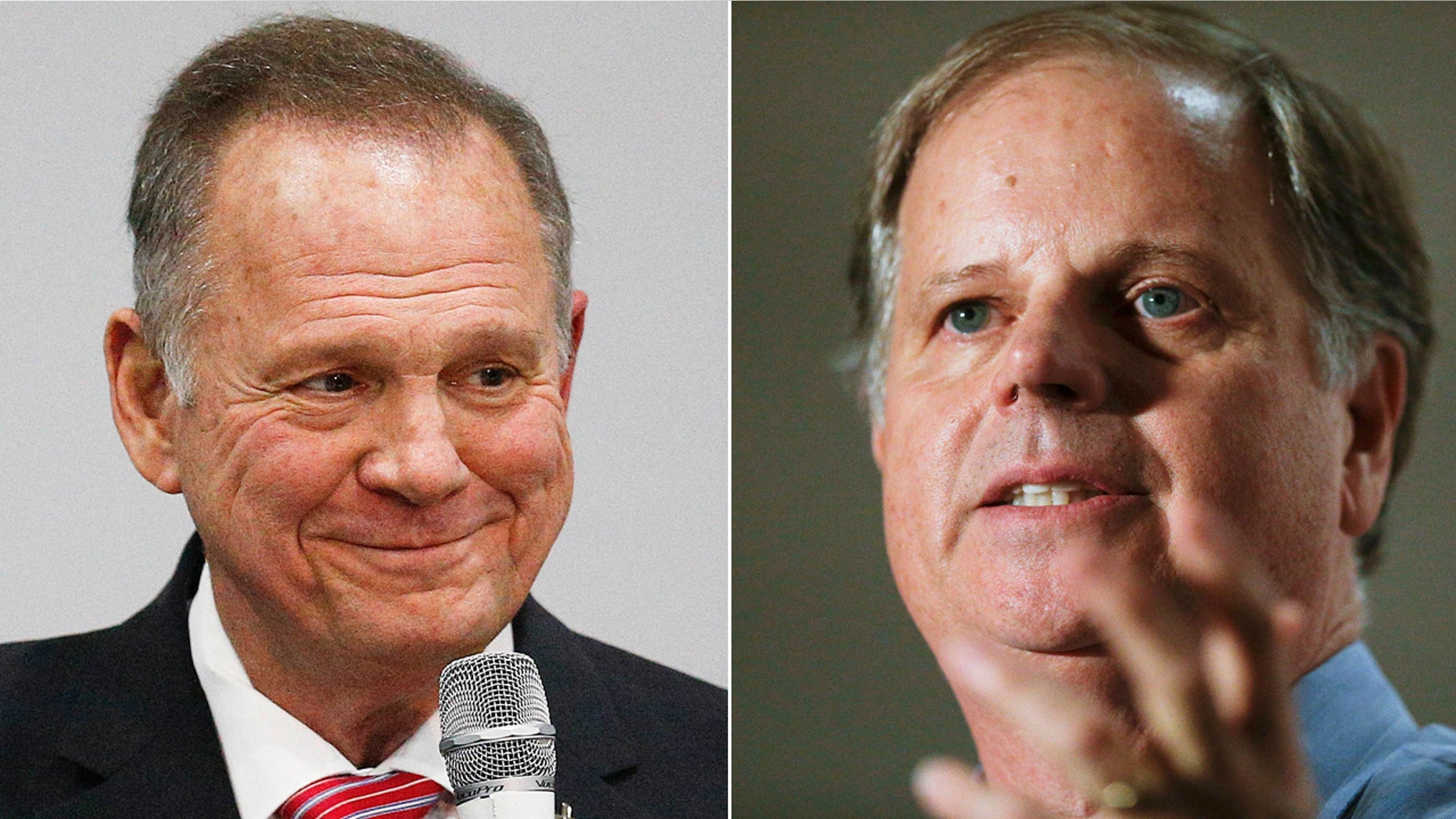 Alabama voters want a candidate who will represent their state with honor -- and they think Democrat candidate Doug Jones has strong moral character and Republican candidate Roy Moore doesn’t, according to a Fox News Poll.