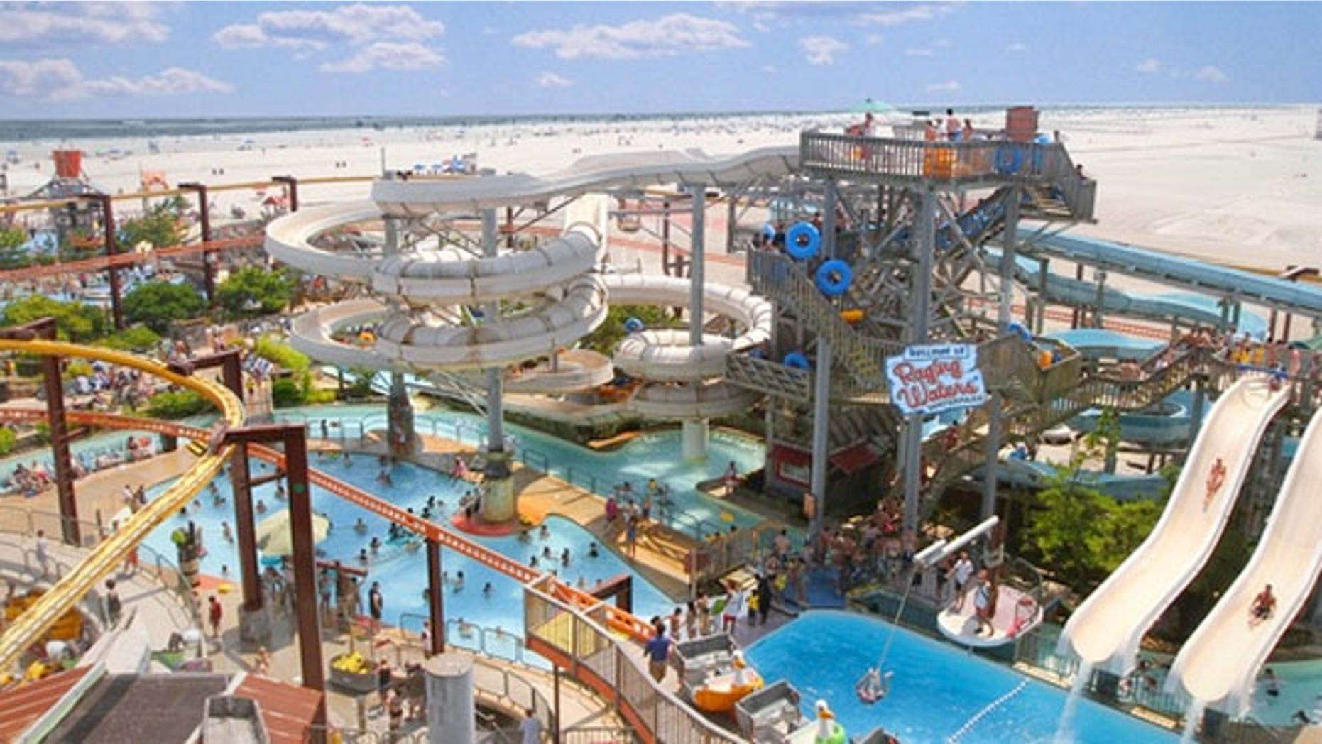Raging Waters at Morey's Piers in Wildwood.