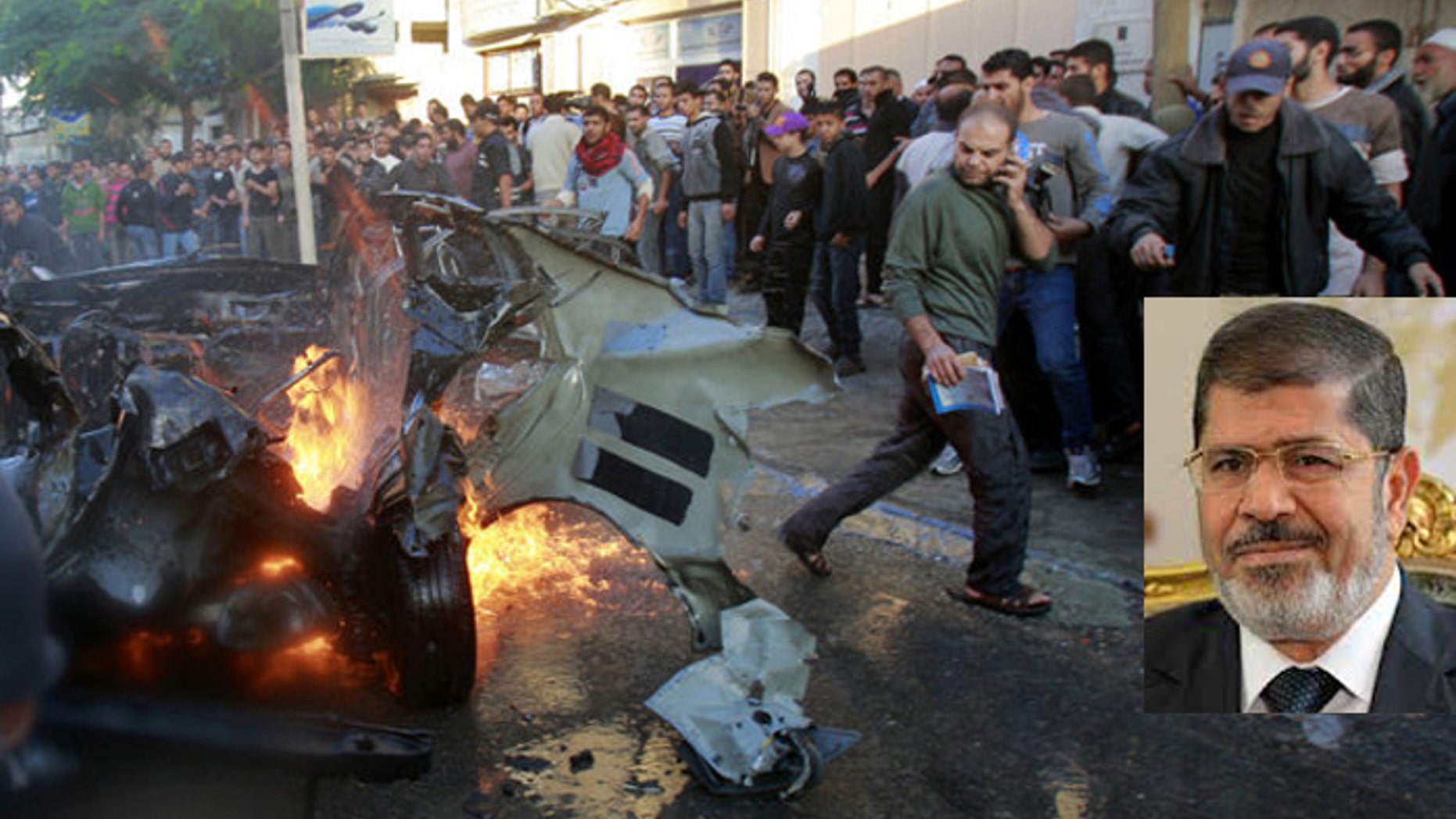 Israeli airstrikes in Gaza have drawn a more muted response from Egyptian President Mohamed Morsi than Hamas might have hoped for.