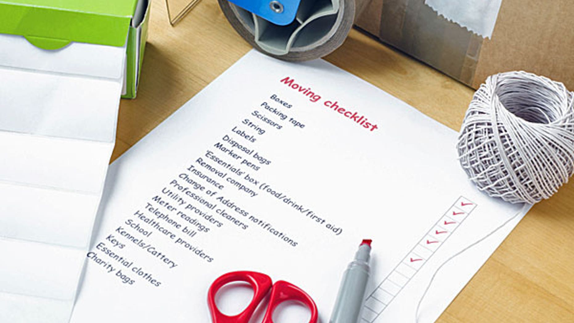 moving checklist
