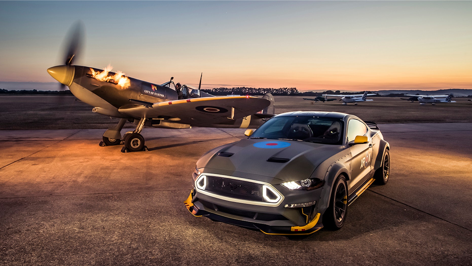 Ford Mustang and Spitfire aerial shoot.
Goodwood and Beachy Head, England
9th - 11th July 2018
Photo: Drew Gibson