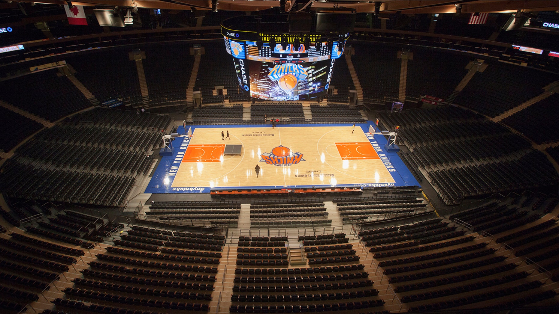 Madison Square Garden is pictured in New York.