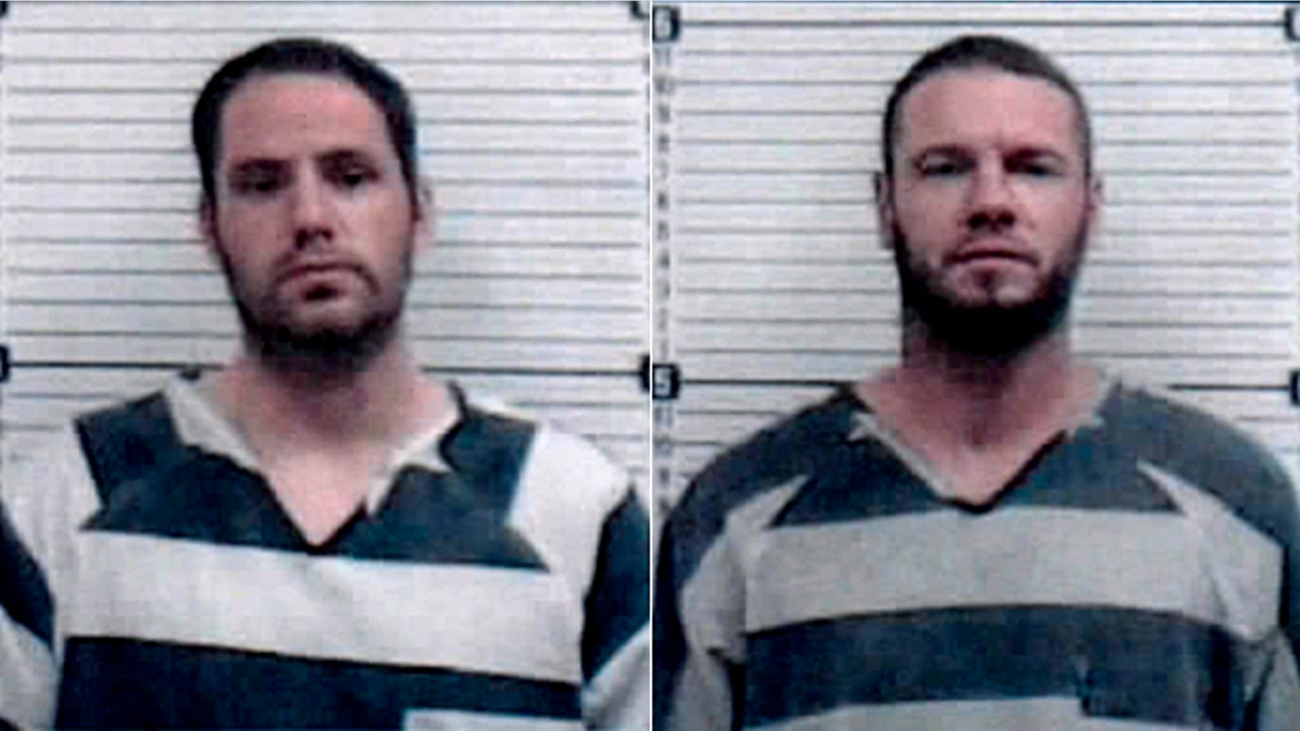 Escaped Oklahoma inmates Andrew Jason Foy, left, and Darren Walp overpowered guards and stole a van early Tuesday morning.
