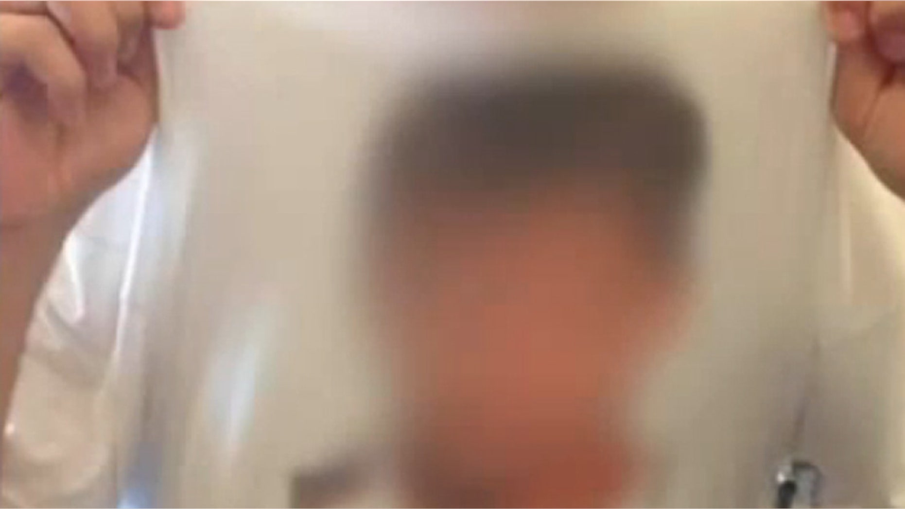 Marion High School spokeswoman Patricia Gibson said district officials were “disappointed” by the incident and made students remove them. (Courtesy: Fox59.com)