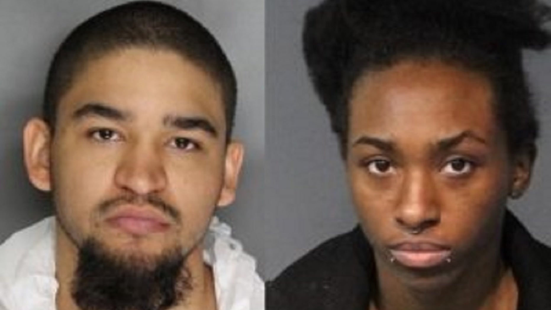 Tyler Anderson, left, and Averyauna Anderson were arrested Wednesday on charges related to the death of Tyler's 5-year-old daughter, police said.