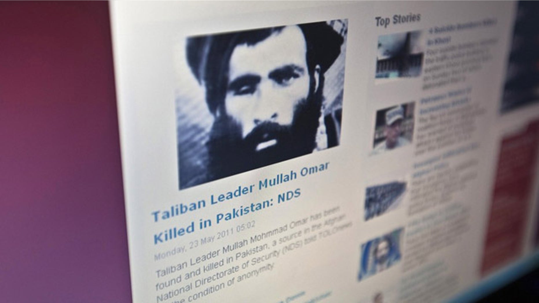Reports of the death of Taliban leader Mullah Mohammad Omar are nothing new, but it is rare for the Afghan government to give them credence.