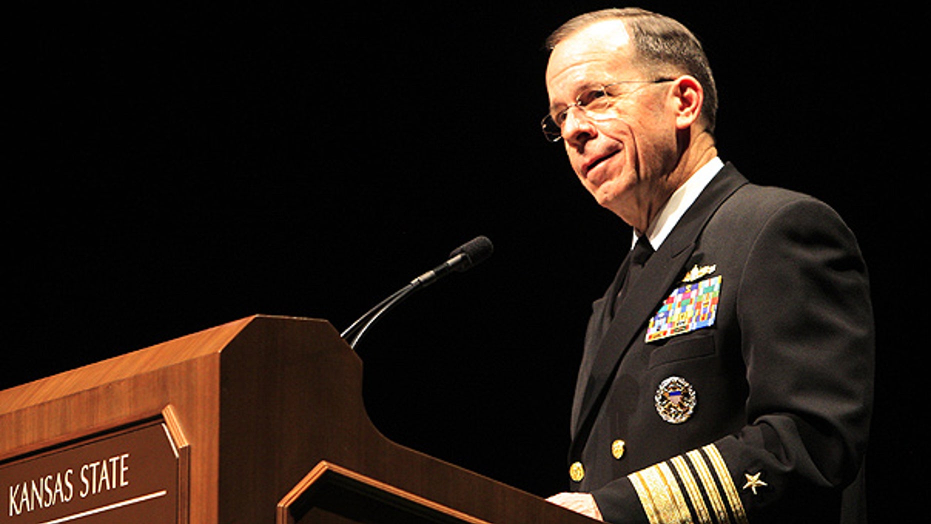 Mar. 3: Adm. Mike Mullen, chairman of the Joint Chiefs of Staff, speaks at Kansas State University in Manhattan, Kan.