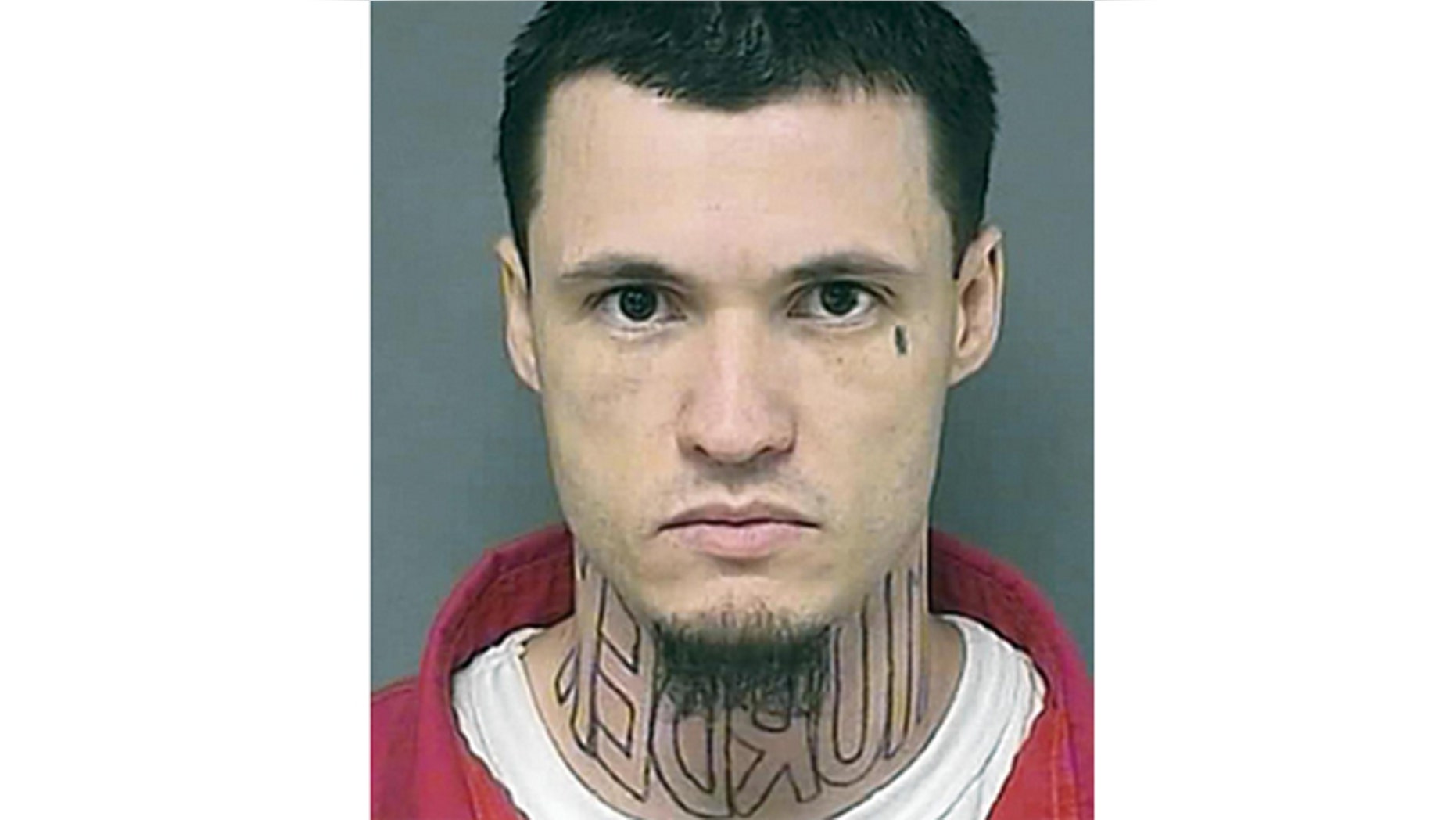 Jeffrey Chapman is charged with first-degree murder. Chapman is afraid the tattooed mirror-image letters spelling out the word "murder" across his neck might prejudice a jury, so he is asking for a professional tattoo artist to remove or cover it up.