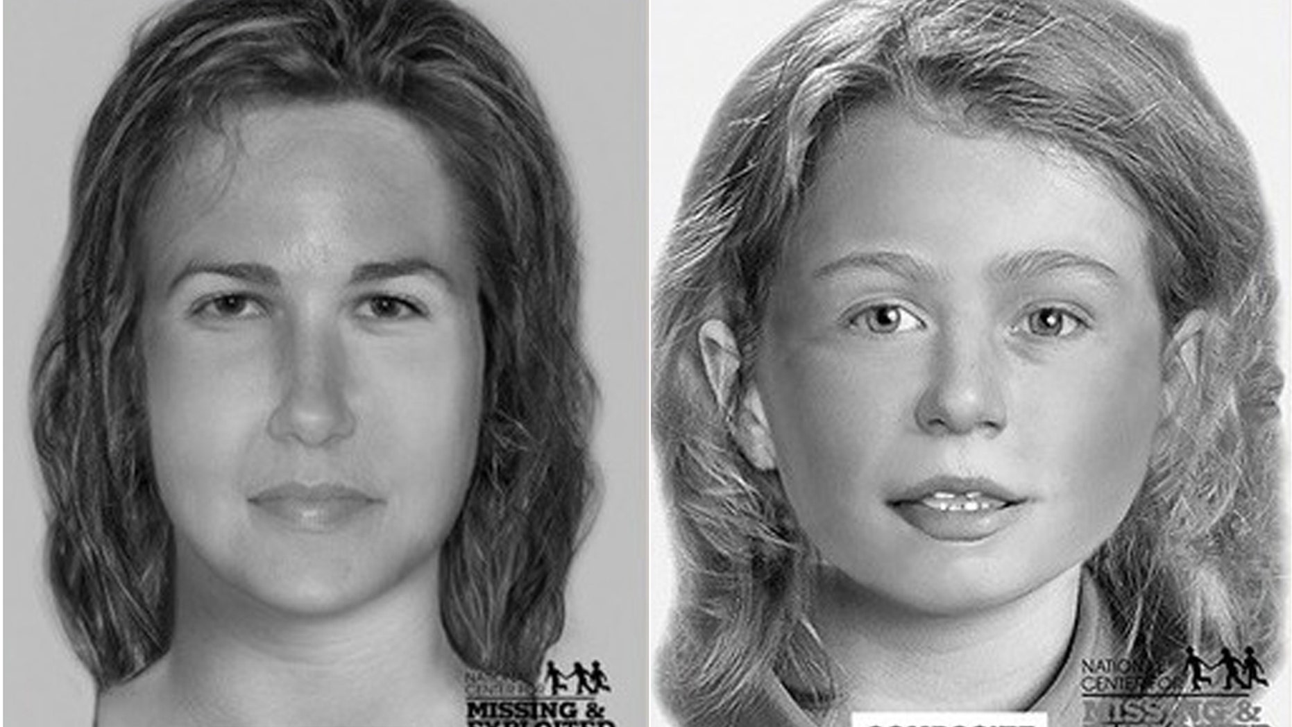 Investigators released composite sketches of four of the victims whose names are not known.
