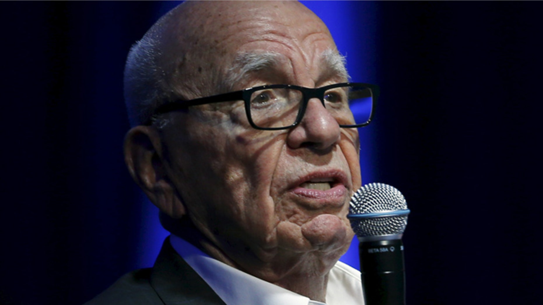Rupert Murdoch, Executive Chairman of News Corp and 21st Century Fox, takes part as a judge during a global start up showcase at the Wall Street Journal Digital Live (WSJDLive) conference at the Montage hotel in Laguna Beach, California.