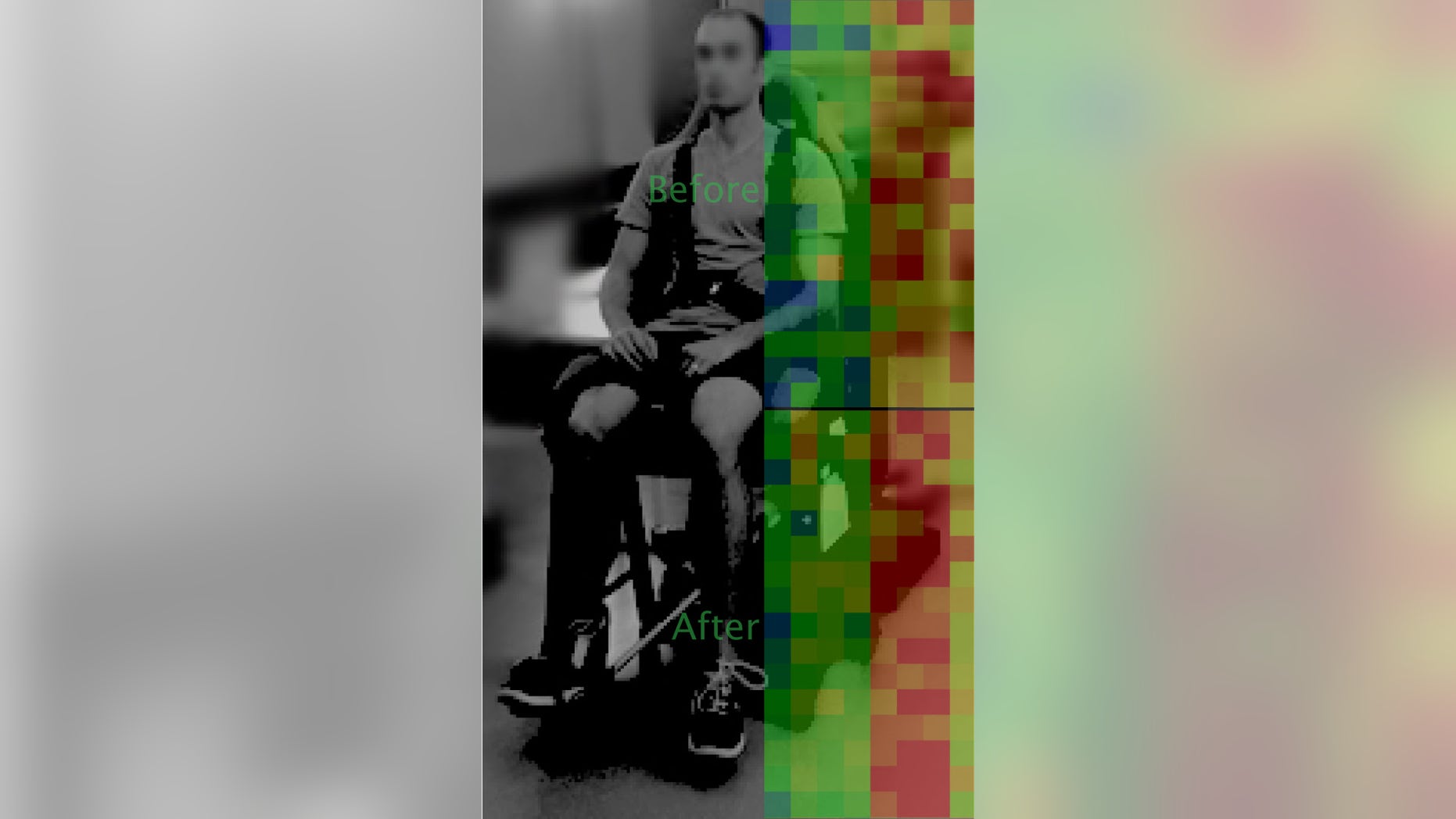 A new study suggests that muscle memory may not really exist. The study found that genes activated in response to exercise -- shown on the right in color blocks (before on top, after on bottom) -- did not differ when som