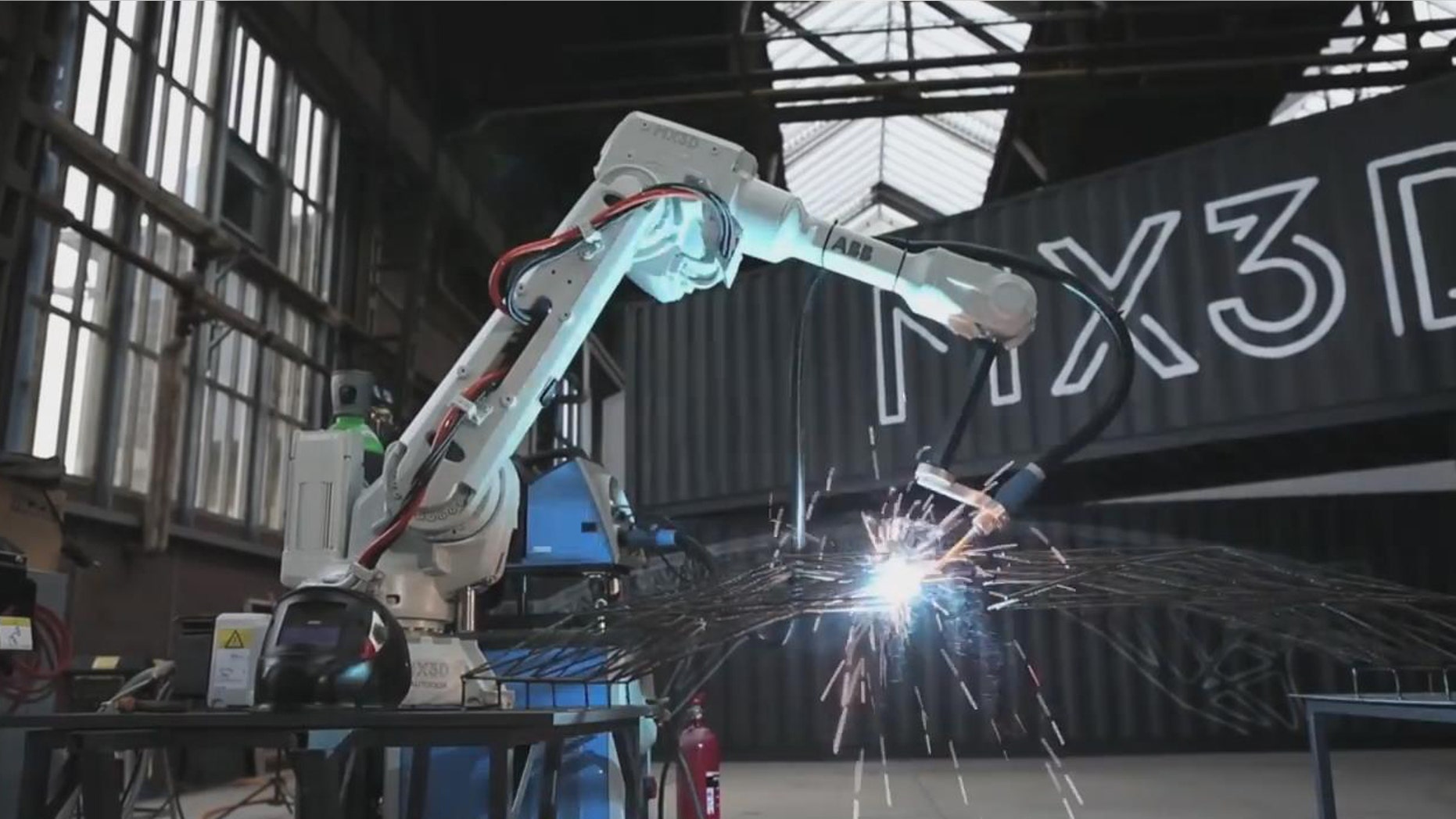 Robotic 3d Printer Will Print Steel Bridge Over Amsterdam Canal