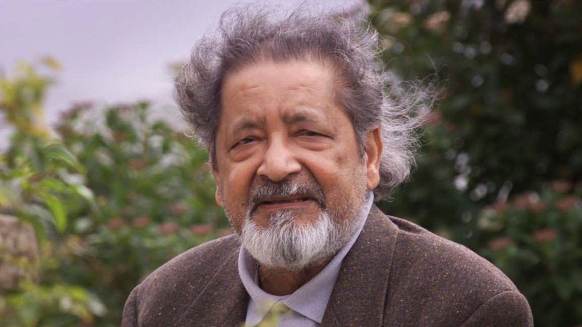 British author V.S. Naipaul is seen in Salisbury, England, in a 2001 photo.
