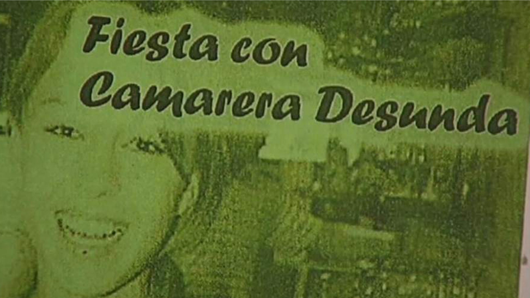 Spanish bar owner Miguel Ángel Cortés got in trouble for this flier that advertises the chance to win a one-night stand with a “naked waitress.”.