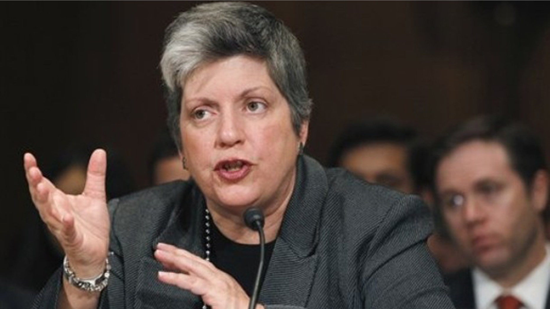 Oct. 19, 2011: Homeland Security Secretary Janet Napolitano testifies before the Senate Judiciary Committee in Washington.