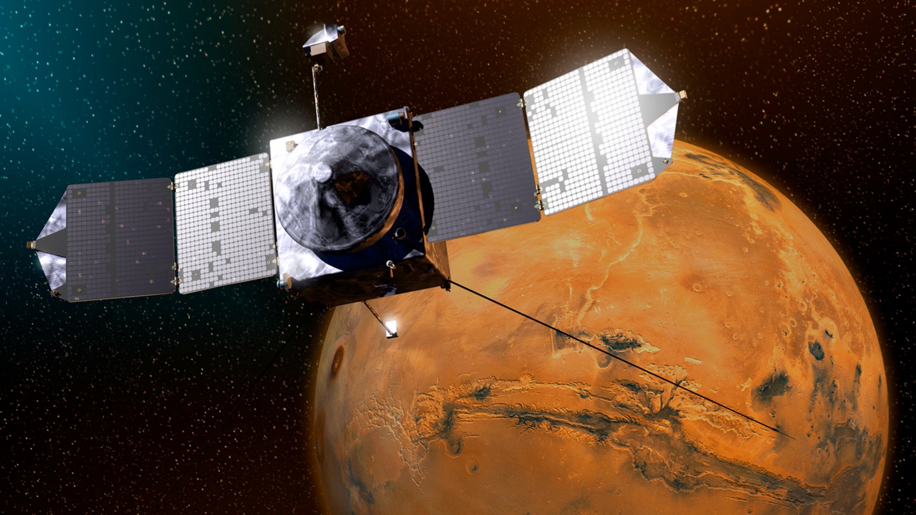 NASA's MAVEN spacecraft has been orbiting Mars since September 2014, scrutinizing the planet's thin atmosphere.