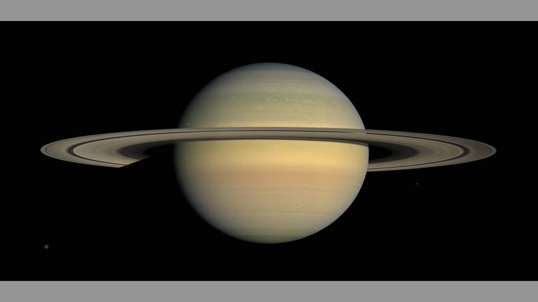 Saturn as seen by NASA's Cassini spacecraft in 2008 (Credits: NASA/JPL/Space Science Institute).