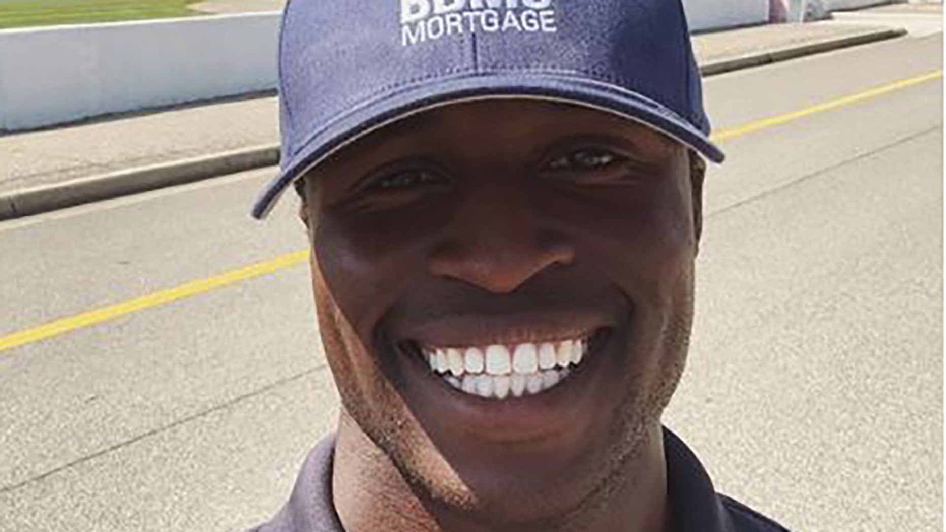 Jesse Iwuji helped save a family from a burning van.