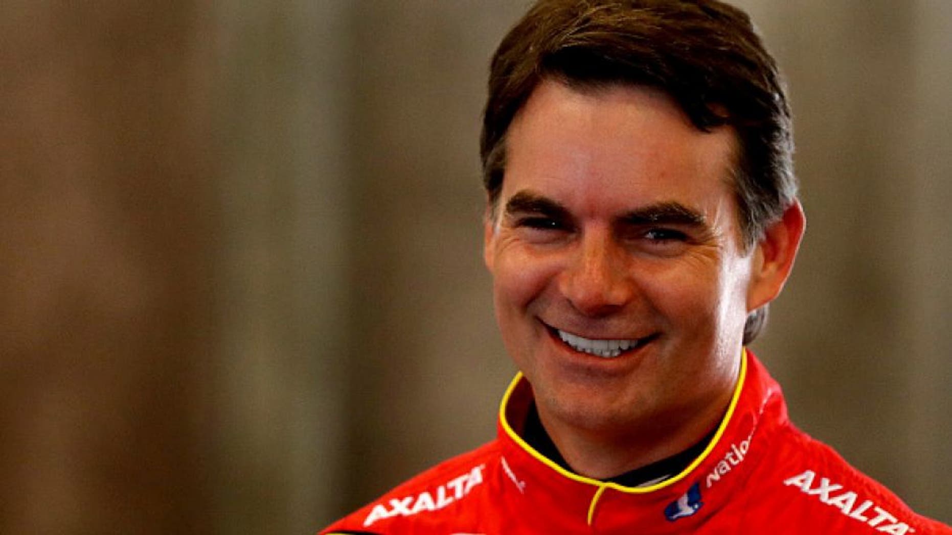INDIANAPOLIS, IN - JULY 22: Jeff Gordon, driver of the #88 Axalta Chevrolet, stands in the garage area during practice for the NASCAR Sprint Cup Series Crown Royal presents the Combat Wounded Coalition 400 at the Brickyard at Indianapolis Motor Speedway on July 23, 2016 in Indianapolis, Indiana. (Photo by Sean Gardner/NASCAR via Getty Images)