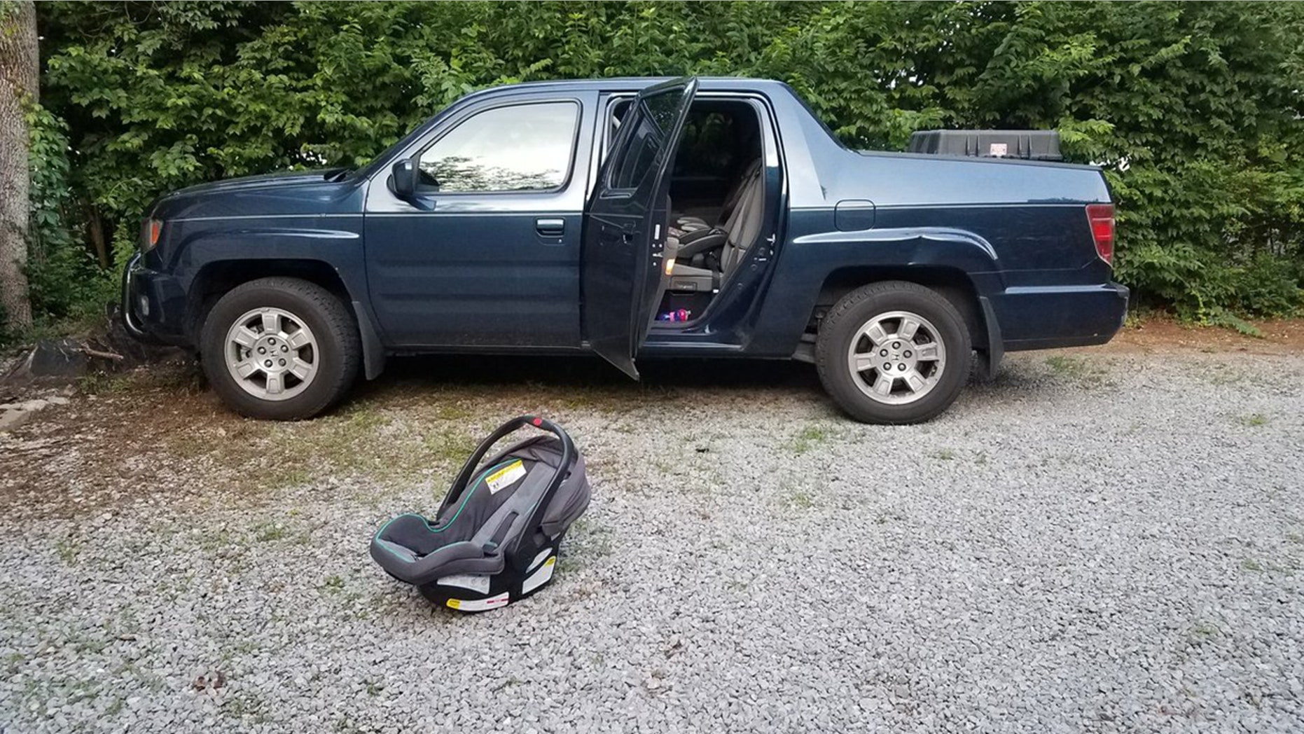 A 1-year-old girl in Tennessee died after being left inside a hot pickup truck all day Wednesday, police said.