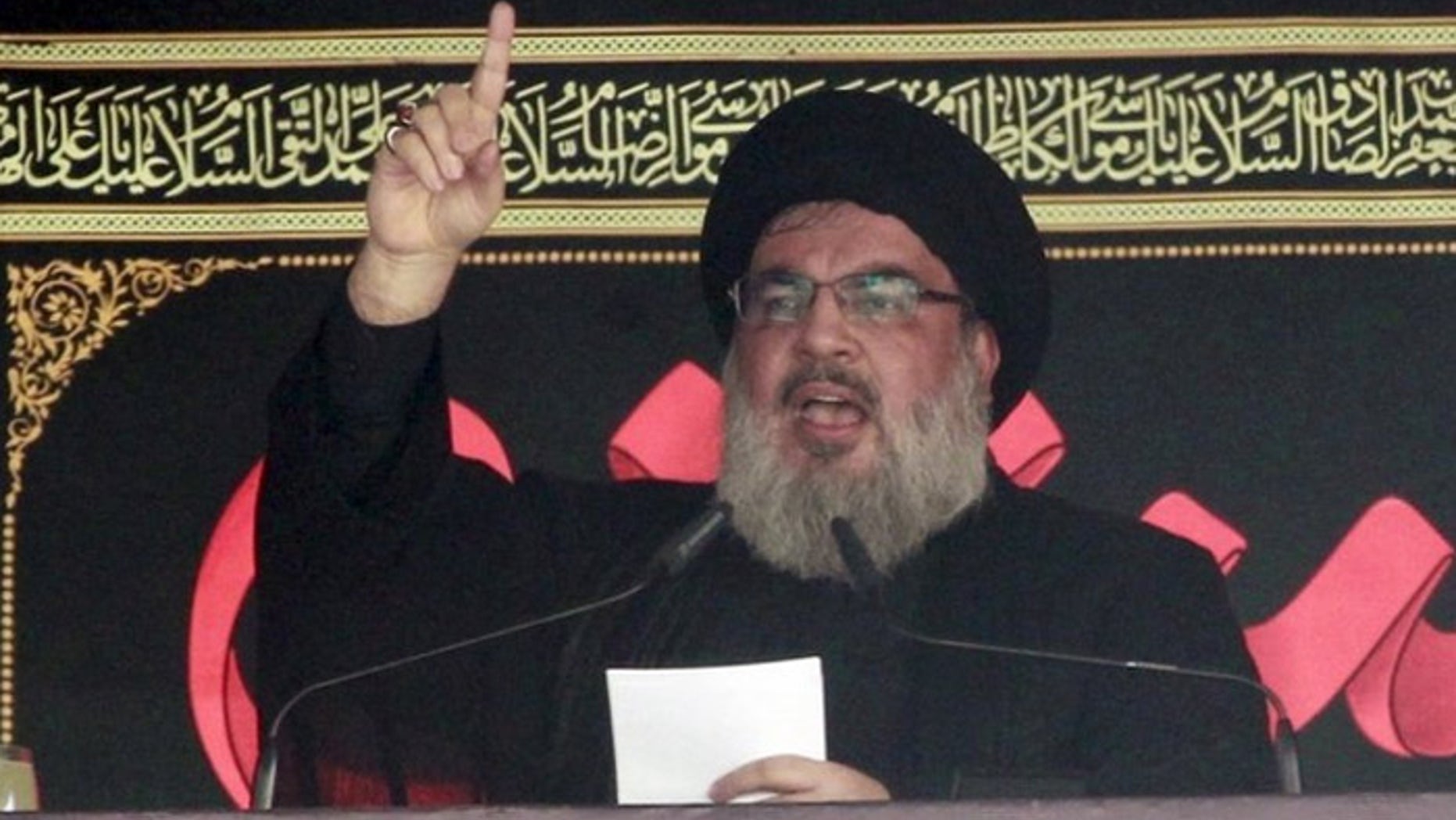 Hassan Nasrallah, the leader of the Lebanon-based and Iranian-backed terrorist group, has warned of a possible strike at an Israeli ammonia storage facility. (Reuters)