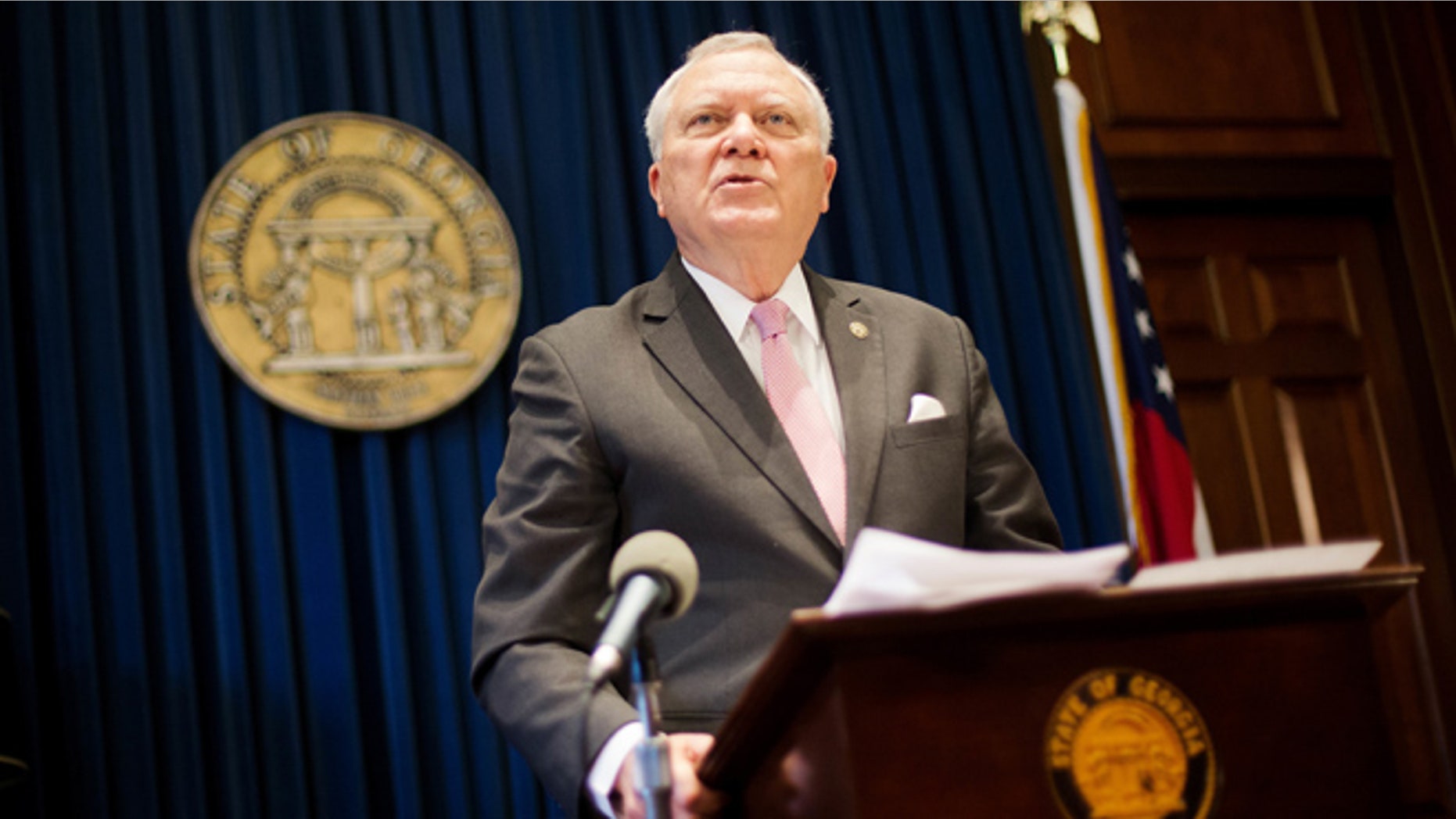 March 28, 2016: Georgia Gov. Nathan Deal announces he will veto religious liberty bill.