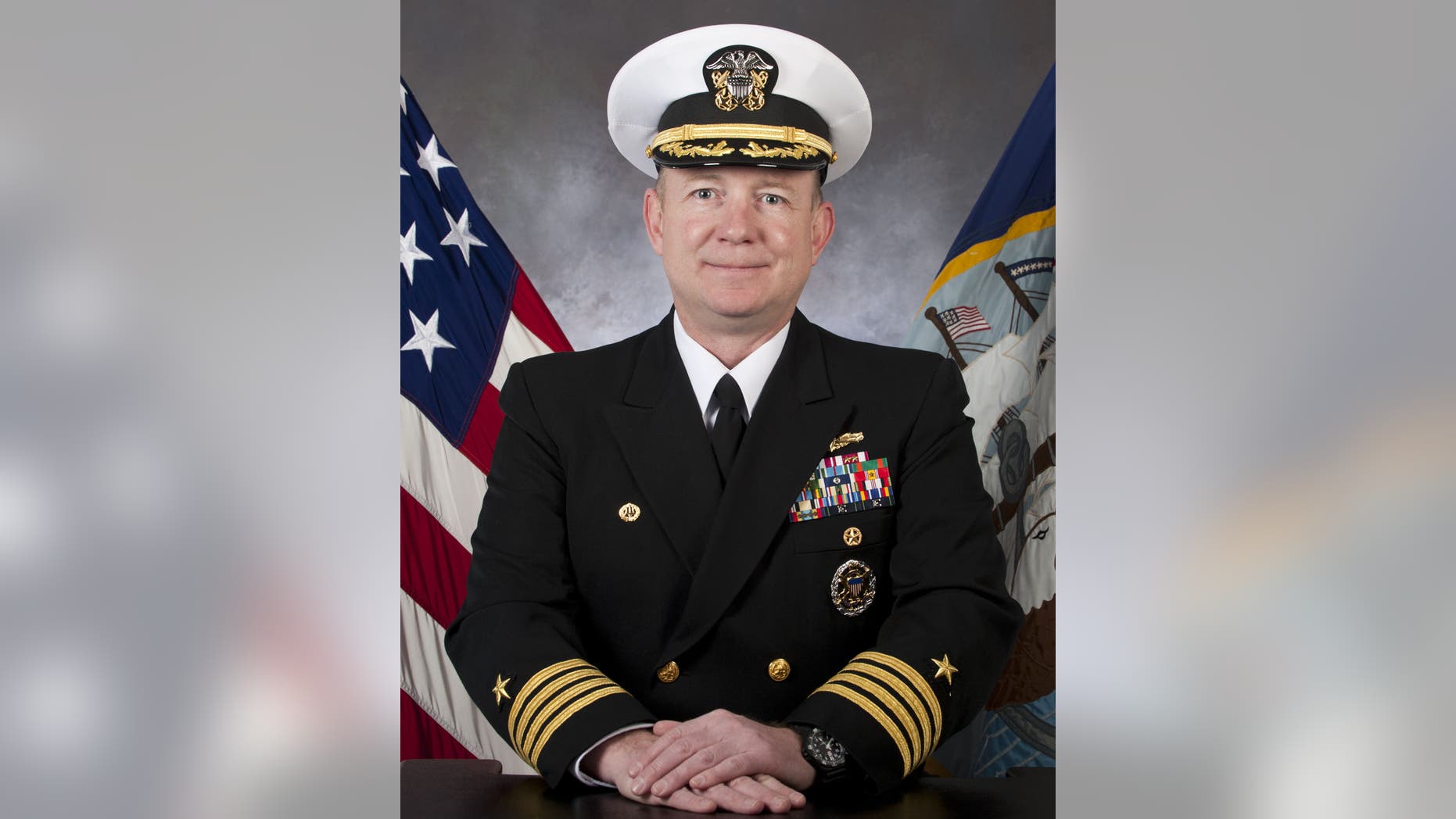 Capt. Brian Sorenson, the former commanding officer of the USS Anzio.