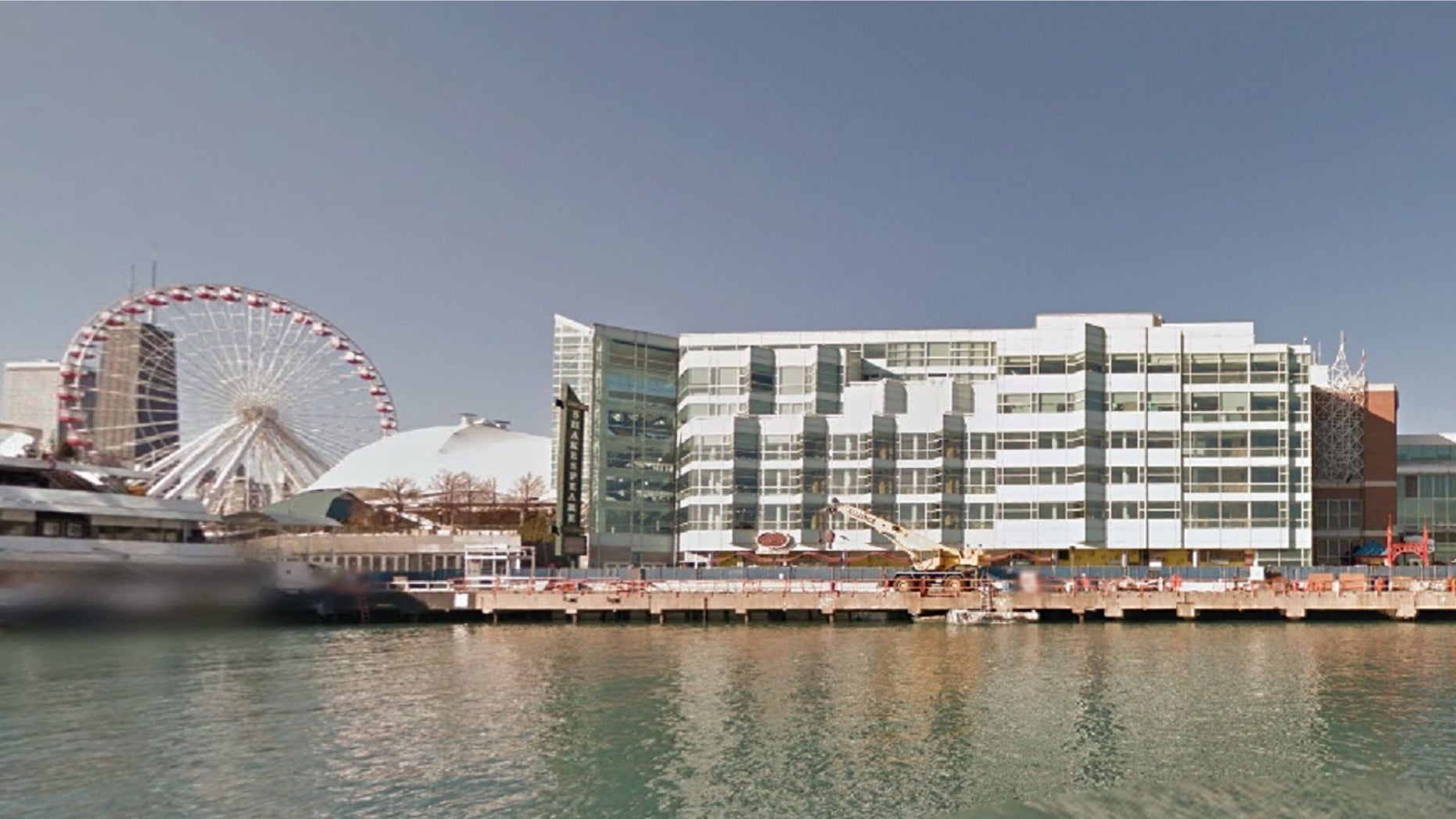 A collision Saturday at Chicago's Navy Pier, involving a taxi and an SUV, left eight pedestrians injured, police say.