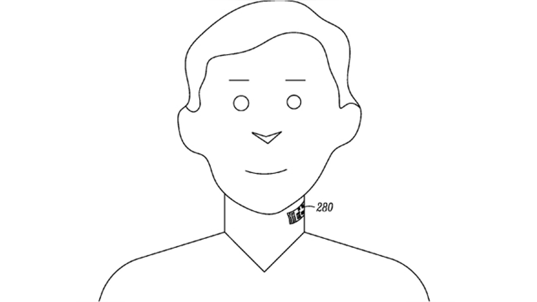 Google-owned Motorola has received a patent for a smartphone-connected system that comprises an electronic skin tattoo capable of being applied to a throat region of a body.