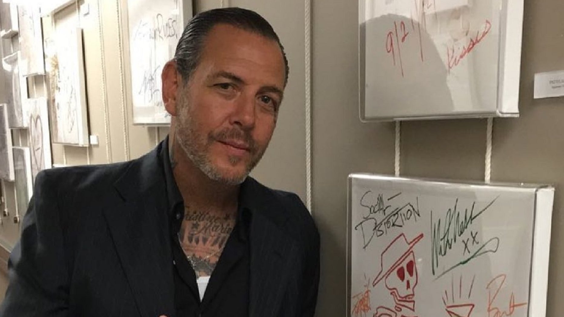 Mike Ness, 56, is the lead singer of the punk rock band Social Distortion.