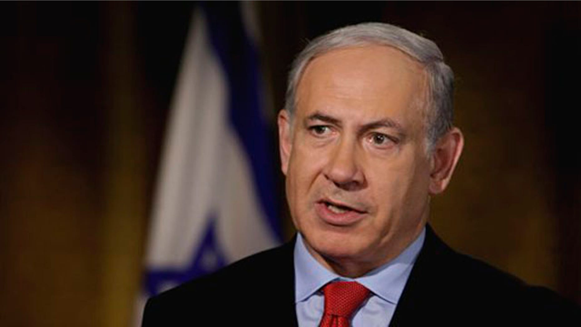 Israeli Prime Minister Benjamin Netanyahu is interviewed by "Fox News Sunday" in New York on July 8. (AP Photo)