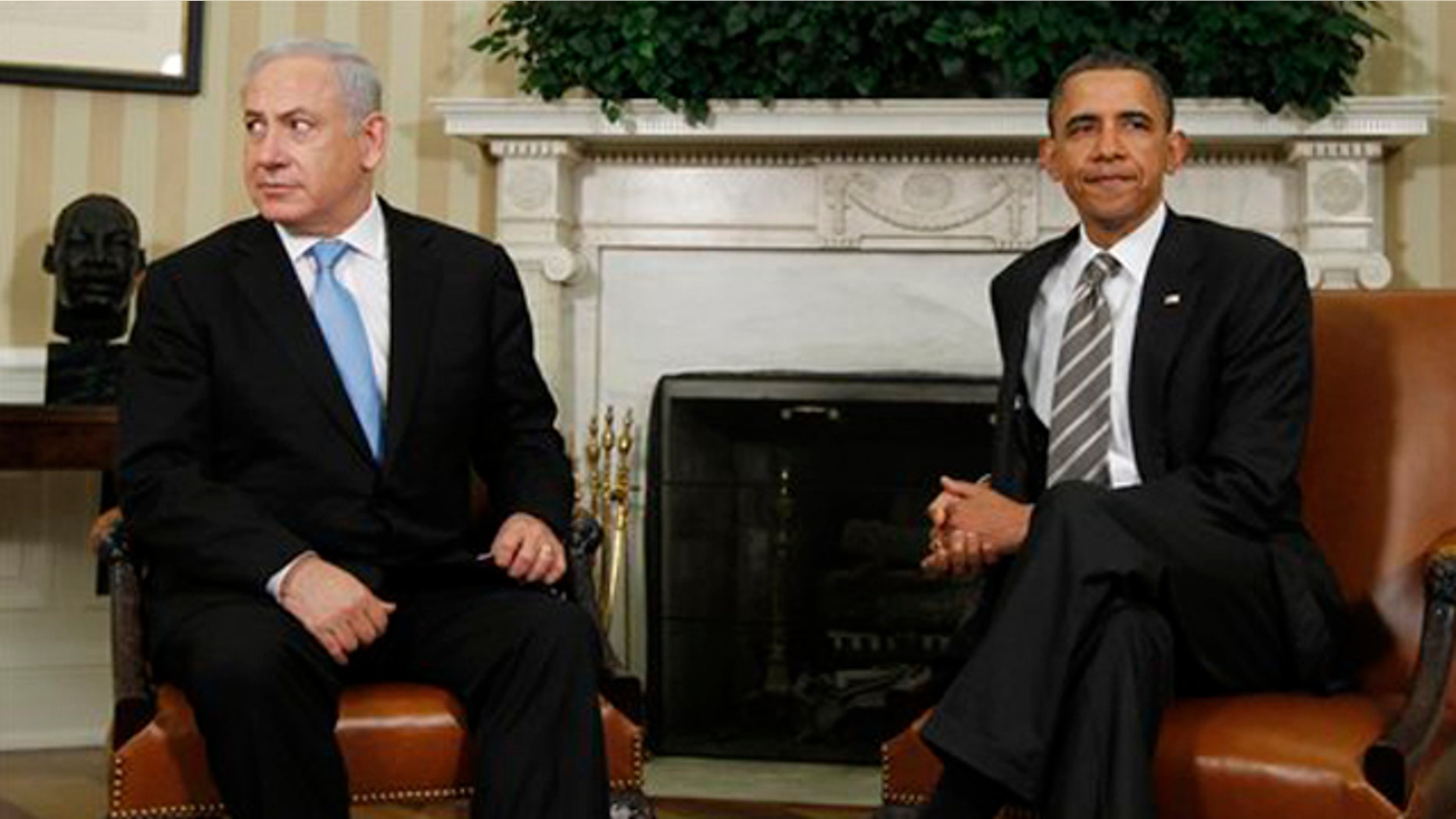 FILE: May 20, 2011: President Obama meets with Israeli Prime Minister Benjamin Netanyahu in the Oval Office in Washington .