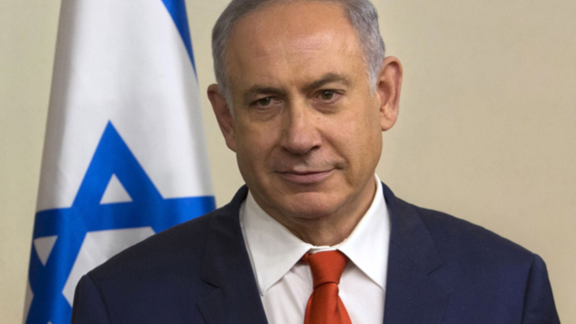 FILE 2016: Israeli Prime Minister Benjamin Netanyahu seen at his office in Jerusalem.