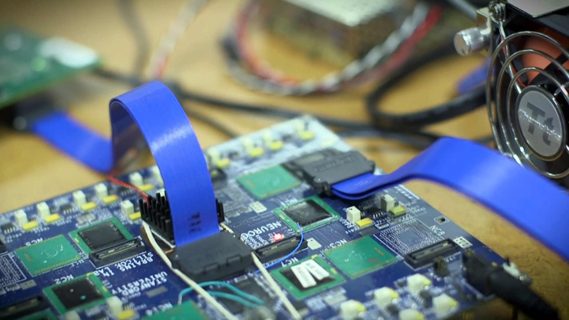 Bioengineer Kwabena Boahen's Neurogrid can simulate one million neurons and billions of synaptic connections.